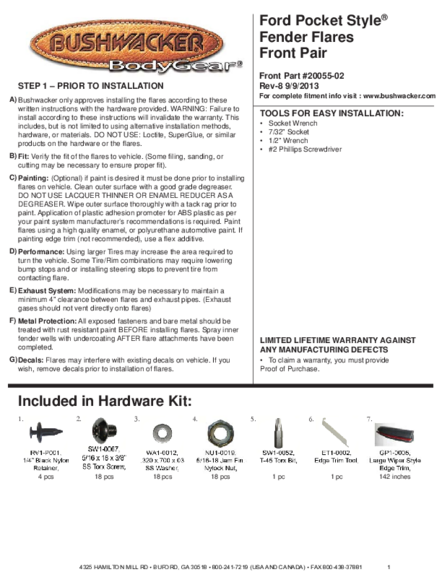 Installation Manual